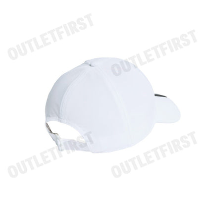 ADIDAS รุ่น 3-STRIPES AEROREADY RUNNING TRAINING BASEBALL CAP CODE: HT2043 หมวกแก็ป หมวกเบสบอล หมวกสีขาว