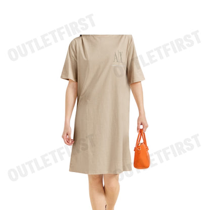 ARMANI EXCHANGE รุ่น WOMEN'S DRESS CODE: 8NYADX YJG3Z 0748 ชุดเดรส ชุดเดรสแขนสั้น ชุดเดรสผู้หญิง