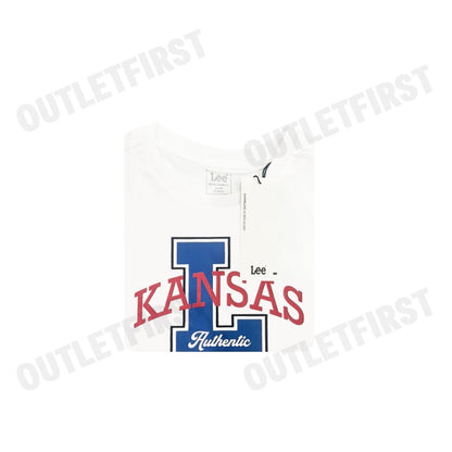 LEE รุ่น CROPPED FIT NEW PREPS COLLECTION GIRL TEE SHORT SLEEVE [KIDS] CODE: LK F124BTSSN07 เสื้อครอป เสื้อยืด แขนสั้น