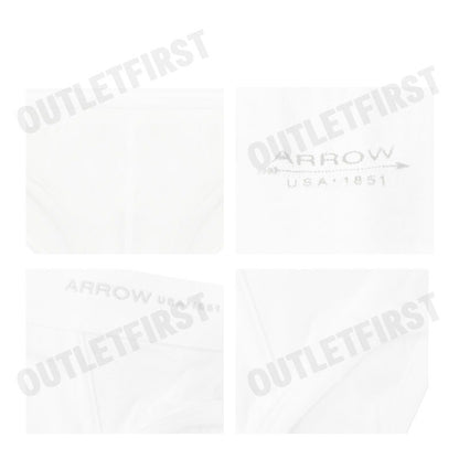 ARROW UNDERWEAR COTTON RIB HALF BRIEFS FIT COLOR WHITE CODE: MXCH823W2CRWH