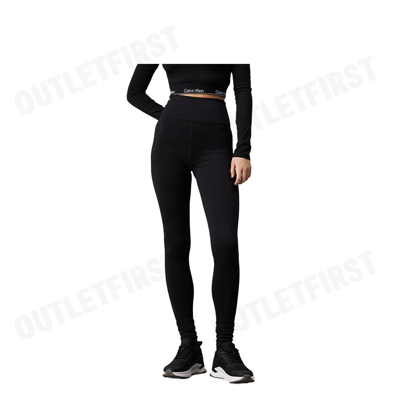 CALVIN KLEIN SPORT รุ่น LOGO GYM LEGGINGS CODE: 4WS3L601 001 กางเกงออกกำลังกาย เลคกิ้ง สำหรับผู้หญิง