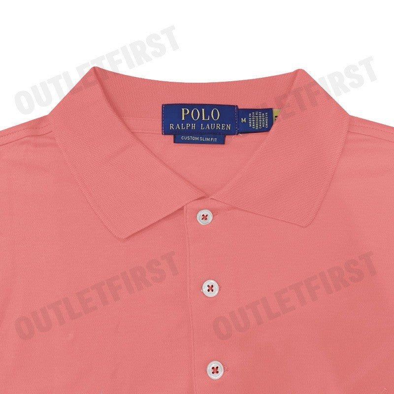 POLO RALPH LAUREN รุ่น CUSTOM SLIM FIT SOFT COTTON POLO SHIRT CODE: 710704319149 เสื้อโปโล เสื้อผู้ชาย เสื้อแขนสั้น