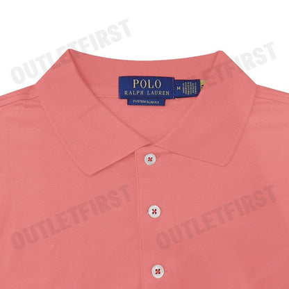 POLO RALPH LAUREN รุ่น CUSTOM SLIM FIT SOFT COTTON POLO SHIRT CODE: 710704319149 เสื้อโปโล เสื้อผู้ชาย เสื้อแขนสั้น