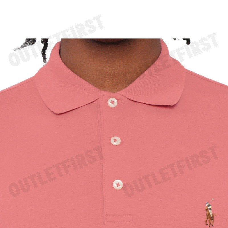 POLO RALPH LAUREN รุ่น CUSTOM SLIM FIT SOFT COTTON POLO SHIRT CODE: 710704319149 เสื้อโปโล เสื้อผู้ชาย เสื้อแขนสั้น