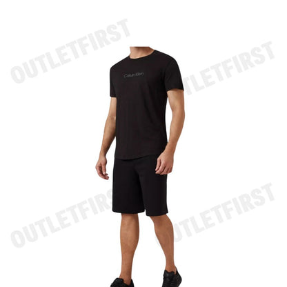 CALVIN KLEIN SWIMWEAR รุ่น MEN'S SHORT SLEEVE T-SHIRT CODE: KM00960 BEH  เสื้อยืดคอกลม เสื้อแขนสั้น เสื้อผู้ชาย