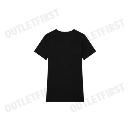 CALVIN KLEIN รุ่น RIBBED SLIM FIT CREWNECK T-SHIRT CODE: 40WJ217 BAE เสื้อยืดคอกลม เสื้อแขนสั้น เสื้อผู้หญิง