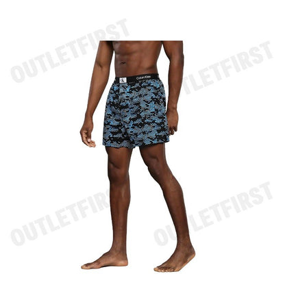 CALVIN KLEIN รุ่น UNDERWEAR BOXERSHORTS CODE: NB3411 LO9 กางเกงขาสั้น กางเกงบ๊อกเซอร์ กางเกงชั้นในผู้ชาย