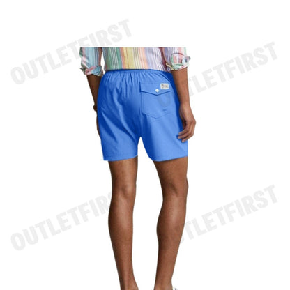 POLO RALPH LAUREN รุ่น PONY-EMBROIDERED SWIM SHORTS CODE: 710829851051 กางเกงขาสั้น กางเกงผู้ชาย กางเกงว่ายน้ำ
