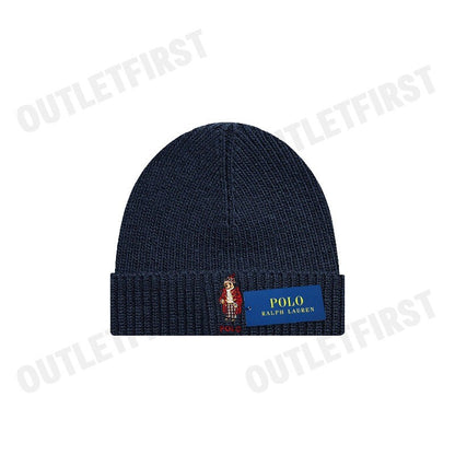 POLO RALPH LAUREN รุ่น POLO BEAR RIB-KNIT BEANIE CODE: 449959381002 หมวกบีนนี่ หมวกไหมพรม หมวกหมี