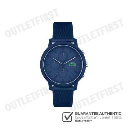 LACOSTE รุ่น MEN'S LACOSTE 12.12 CHRONO SILICONE WATCH CODE: LC2011244 นาฬิกาข้อมือ นาฬิกาผู้ชาย นาฬิกาลาคอส
