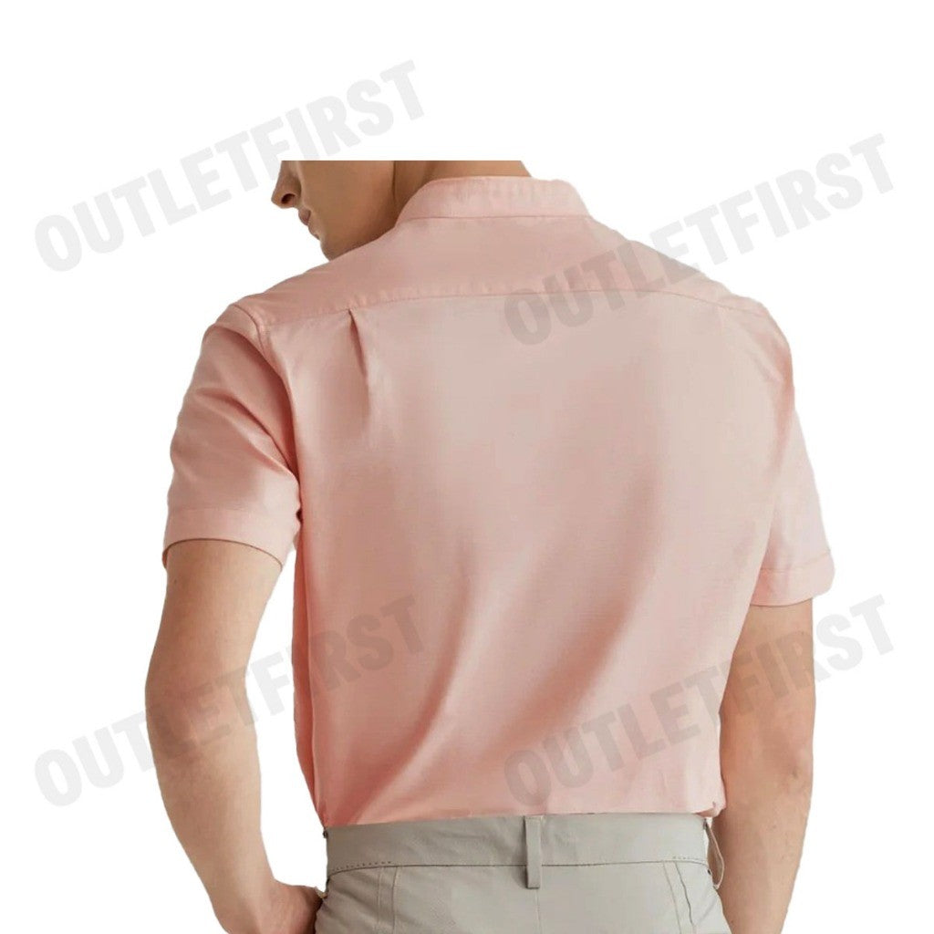 G2000 รุ่น OXFORD STAND COLLAR LOGO CASUAL SHIRT IN SMART FIT SHORT SLEEVE CODE:41130032 33 เสื้อเชิ้ต เสื้อแขนสั้น