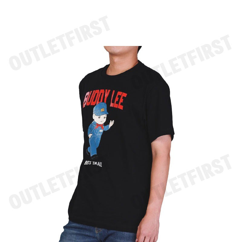 LEE รุ่น MEN'S SHORT SLEEVED T-SHIRT BUDDY LEE COMFORT FIT COLLECTION CODE: LE F124MTSSN19 เสื้อยืด เสื้อคอกลม แขนสั้น