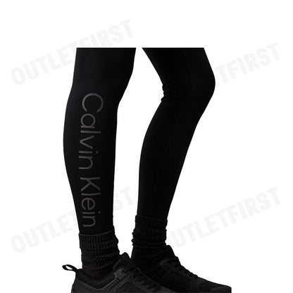 CALVIN KLEIN SPORT รุ่น LOGO GYM LEGGINGS CODE: 4WS3L601 001 กางเกงออกกำลังกาย เลคกิ้ง สำหรับผู้หญิง