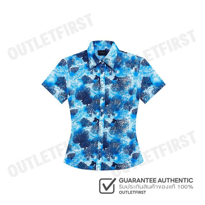 ARROW รุ่น WOMEN'S TROPICAL SHIRT CODE: WACC548S4CSBU เสื้อเชิ้ต เสื้อแขนสั้น เสื้อผู้หญิง