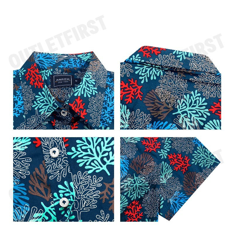 ARROW รุ่น WOMEN'S TROPICAL SHIRT CODE: WACC542S4CSNV เสื้อเชิ้ต เสื้อแขนสั้น เสื้อผู้หญิง