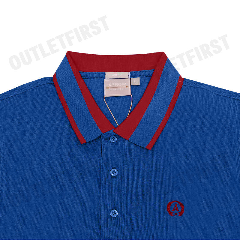 ARROW รุ่น MEN'S DRY TECH POLO SMART FIT SHIRT CODE: MPBM816S2CRBU เสื้อโปโล เสื้อผู้ชาย เสื้อแขนสั้น