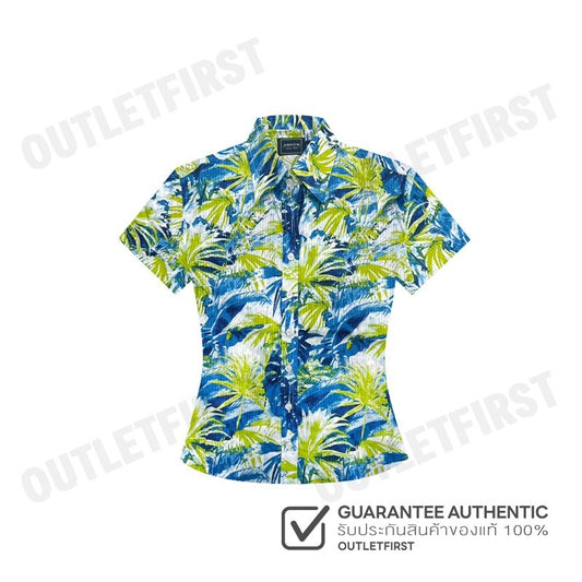 ARROW รุ่น WOMEN'S TROPICAL SHIRT CODE: WACC519S3CSBU เสื้อแขนสั้น เสื้อเชิ้ต เสื้อผู้หญิง