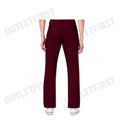 JOHN HENRY รุ่น MEN'S STRETCH CHINO PANTS (BURGUNDY) CODE: JH S424MPTRG10 กางเกงขายาว กางเกงขายาวผู้ชาย กางเกง