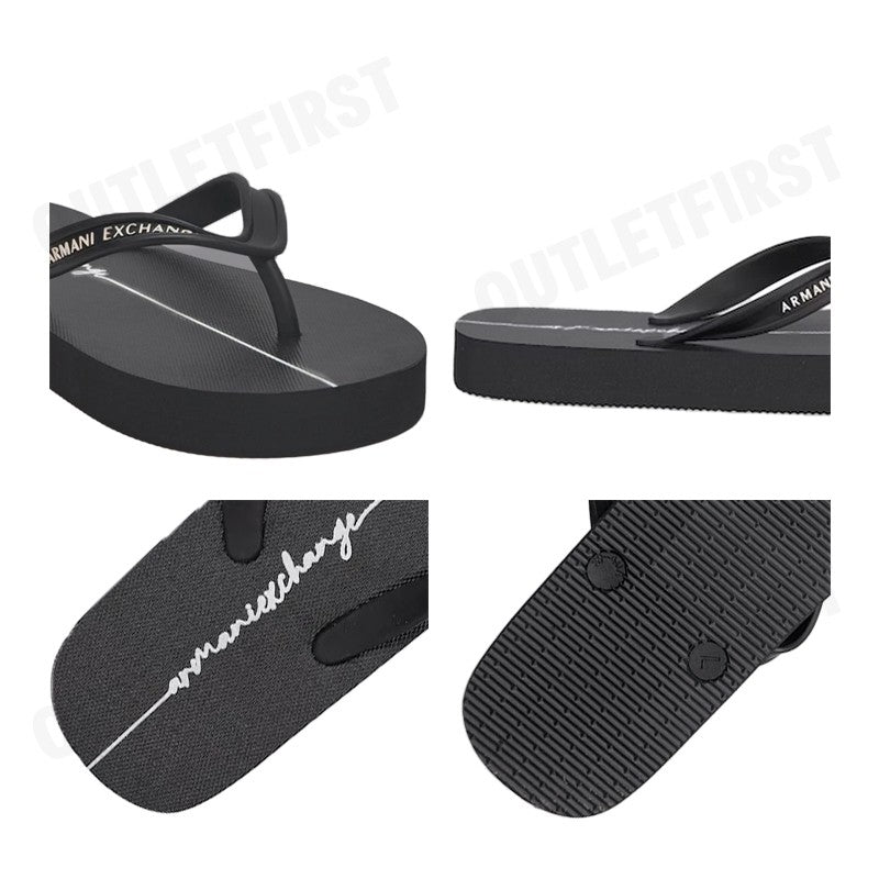 ARMANI EXCHANGE รุ่น FLIP FLOPS SANDAL CODE: XDQ010 XV700 N642 รองเท้าแตะ รองเท้าแตะผู้หญิง รองเท้าแบบหนีบ