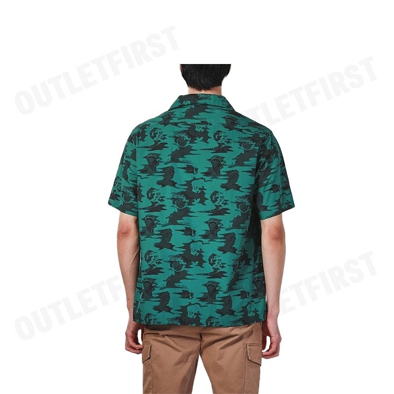JOHN HENRY รุ่น MEN'S SHORT SLEEVES RELAXED FIT SHIRT (GREEN) CODE: JH F324MSSRL21 เสื้อเชิ้ตแขนสั้น เสื้อเชิ้ต