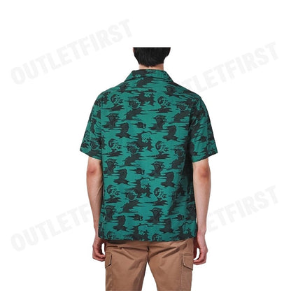 JOHN HENRY รุ่น MEN'S SHORT SLEEVES RELAXED FIT SHIRT (GREEN) CODE: JH F324MSSRL21 เสื้อเชิ้ตแขนสั้น เสื้อเชิ้ต
