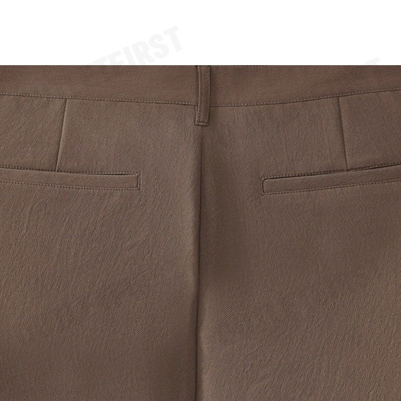G2000 รุ่น WATER-REPELLENT CRINKLE EFFECT CASUAL PANTS IN SLIM TAPERED FIT CODE: 41162057 55 กางเกงสแล็ค ขายาว ทำงาน