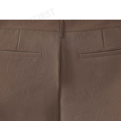 G2000 รุ่น WATER-REPELLENT CRINKLE EFFECT CASUAL PANTS IN SLIM TAPERED FIT CODE: 41162057 55 กางเกงสแล็ค ขายาว ทำงาน
