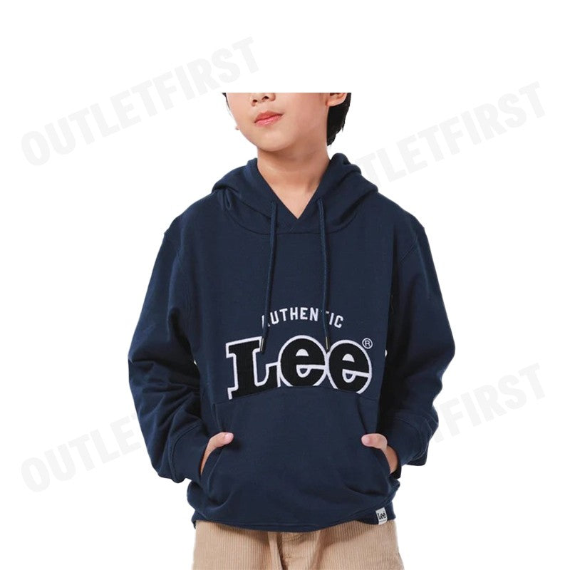 LEE รุ่น BOY'S PULLOVER HOODIE NEW PREPS COLLECTION COMFORT FIT [KIDS] CODE: LK F124BHODN04 เสื้อสเวตเตอร์แขนยาว