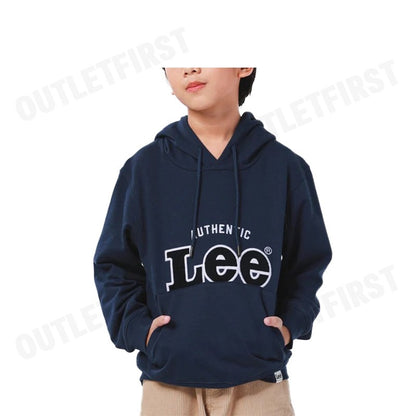 LEE รุ่น BOY'S PULLOVER HOODIE NEW PREPS COLLECTION COMFORT FIT [KIDS] CODE: LK F124BHODN04 เสื้อสเวตเตอร์แขนยาว