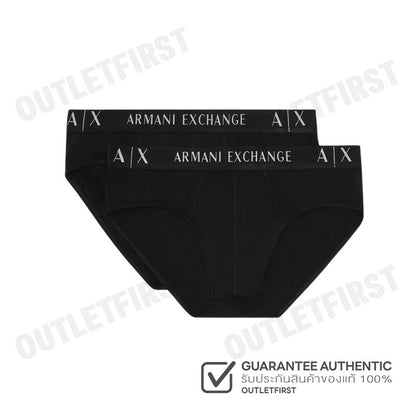 ARMANI EXCHANGE รุ่น MEN'S STRETCH COTTON BRIEF CODE: 957023 CC282 07320 กางเกงชั้นใน กางเกงผู้ชาย กางเกงในสีดำ