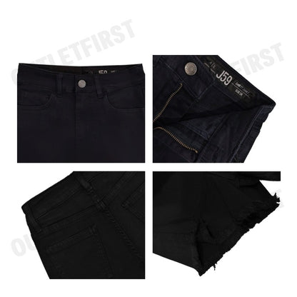 ARMANI EXCHANGE รุ่น J59 SHORTY SHORT CODE: 8NYJ59 Y5ECZ 1510 กางเกงยีนส์ขาสั้น กางเกงขาสั้นสีดำ กางเกงขาสั้นผู้หญิง