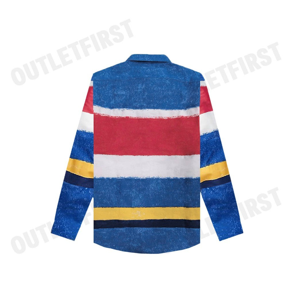 POLO RALPH LAUREN รุ่น CLASSIC FIT STRIPED OXFORD WORKSHIRT CODE: 710925261001 เสื้อแขนยาว เสื้อเชิ้ต เสื้อผู้ชาย