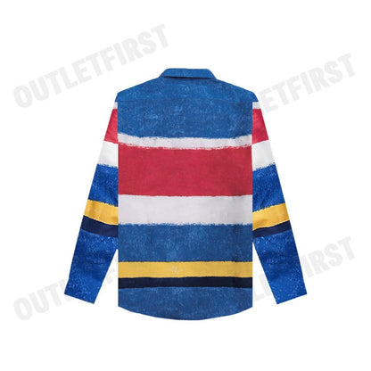 POLO RALPH LAUREN รุ่น CLASSIC FIT STRIPED OXFORD WORKSHIRT CODE: 710925261001 เสื้อแขนยาว เสื้อเชิ้ต เสื้อผู้ชาย