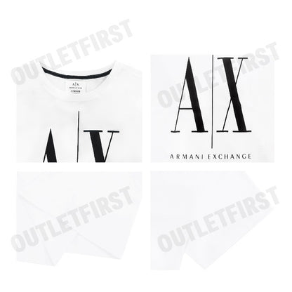 ARMANI EXCHANGE รุ่น RELAXED FIT ICON PROJECT T-SHIRT CODE: 8NYTCX YJG3Z 5100 เสื้อยืดคอกลม เสื้อแขนสั้น เสื้อผู้หญิง