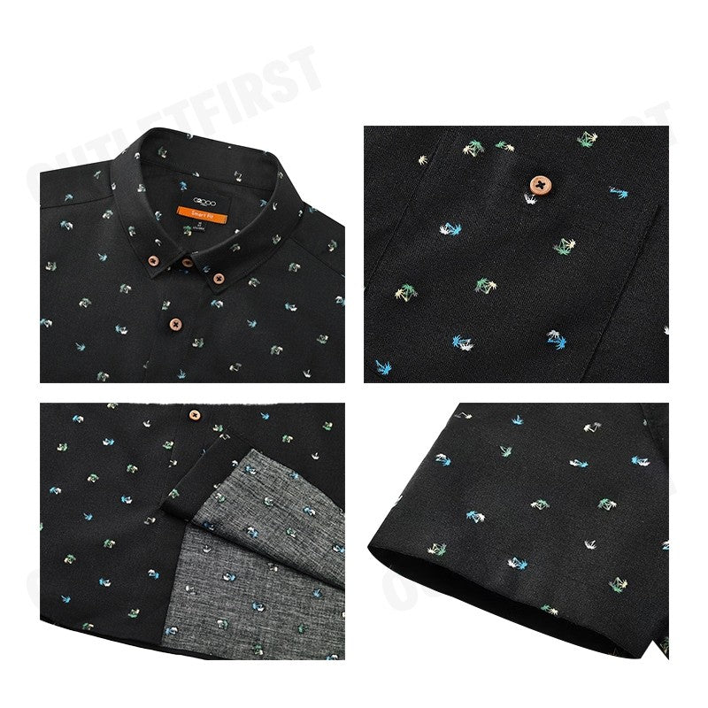 G2000 รุ่น SMALL PALM TREE PRINT CASUAL SHIRT IN SMART FIT CODE: 41130432 96