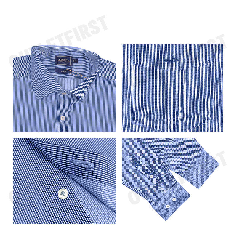 ARROW รุ่น NO.5 SHIRT CODE: MACS4G5W2BRNV เสื้อเชิ้ตแขนยาว