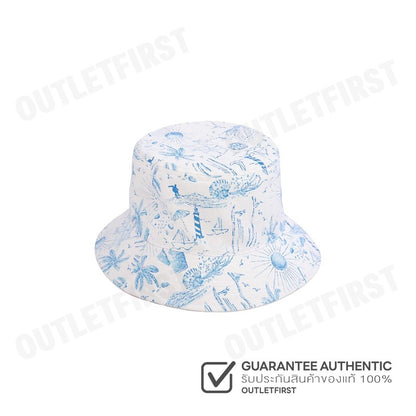 JOHN HENRY รุ่น SEA PRINT BUCKET HAT (WHITE) CODE: JH S424MHAAC13 หมวกบักเก็ต หมวกจอร์นเฮนรี่ หมวกสำหรับผู้ชายผู้หญิง