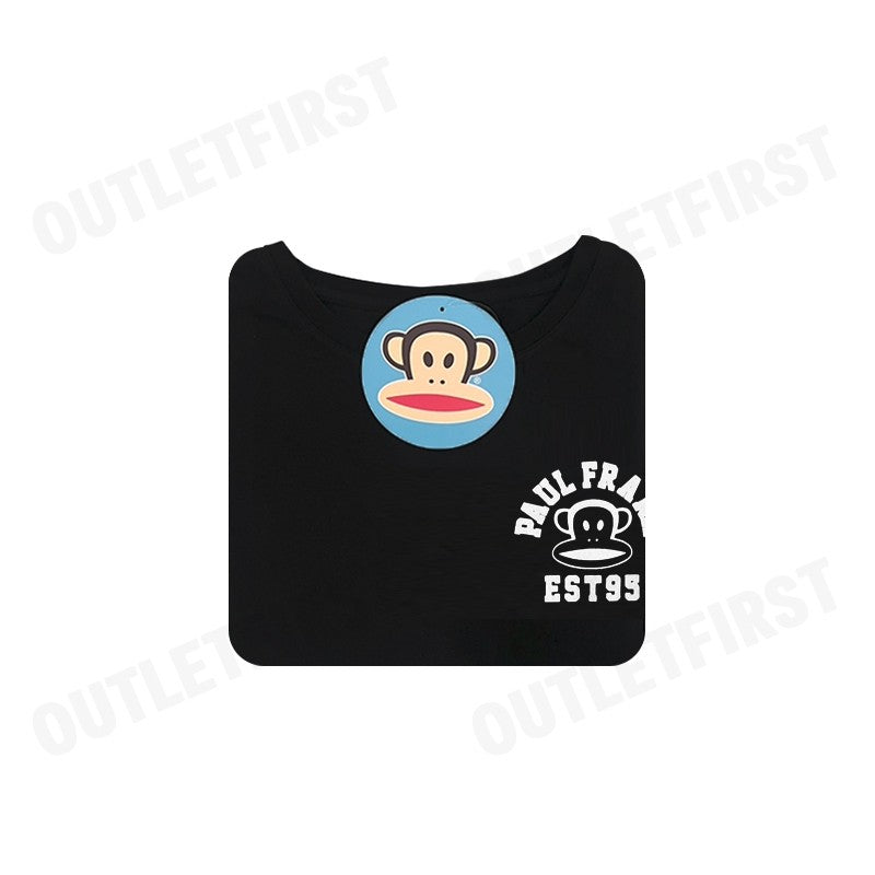 PAUL FRANK รุ่น WOMEN'S FASHION TEE TEXT ZOOM CROP CODE: PFGLTSSM8070 เสื้อครอป เสื้อยืดผู้หญิง เสื้อแขนสั้น