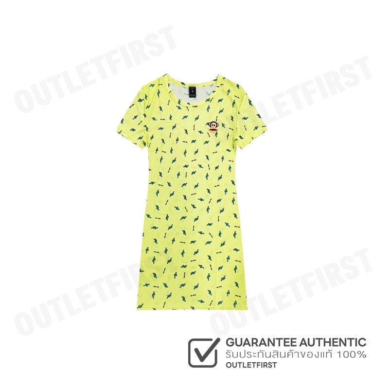 PAUL FRANK รุ่น WOMENS DRESS SP17 CODE: PFGLDRSP7041 ชุดเดรส ชุดเดรสผู้หญิง ชุดเดรสแขนสั้น