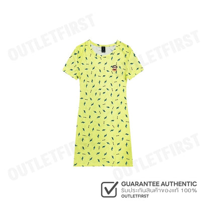 PAUL FRANK รุ่น WOMENS DRESS SP17 CODE: PFGLDRSP7041 ชุดเดรส ชุดเดรสผู้หญิง ชุดเดรสแขนสั้น