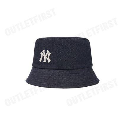 MLB รุ่น BASIC DENIM BUCKET HAT NEW YORK YANKEES CODE: 3AHTD014N 50NYD หมวกบักเก็ต หมวกปีกเฟร๊ปเป้ หมวกเอ็มแอลบี