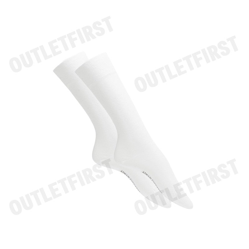 ARMANI EXCHANGE รุ่น TENNIS SOCKS WITH LOGO CODE: 953033 CC653 00010 ถุงเท้าข้อยาว ถุงเท้าสีขาว ถุงเท้าอมานี่