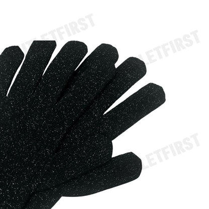 ARMANI EXCHANGE รุ่น LUREX YARN GLOVES CODE: 944617 4F305 00020 ถุงมือ ถุงมือสีดำ สำหรับผู้ชายผู้หญิง