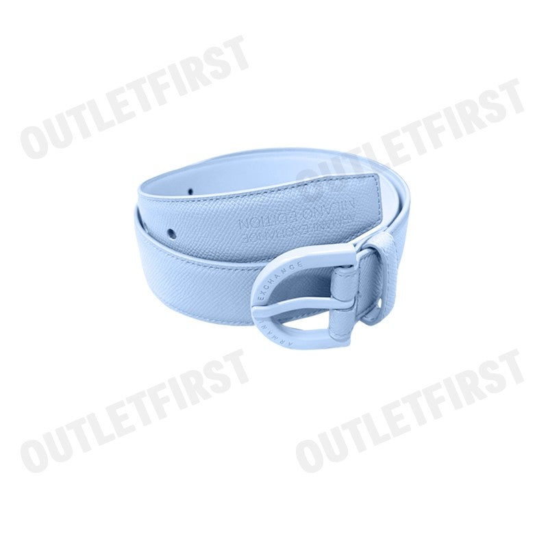 ARMANI EXCHANGE รุ่น WOMAN'S TONGUE BELT CODE: 941180 4R750 24532 เข็มขัด เข็มขัดผู้หญิง เข็มขัดสีฟ้า