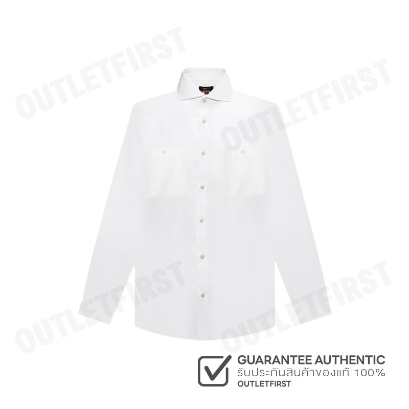G2000 รุ่น LINEN BLEND CASUAL SHIRT IN SMART FIT WINDSOR COLLAR CODE: 41129912 00 เสื้อเชิ้ต เสื้อแขนยาว เสื้อทำงาน