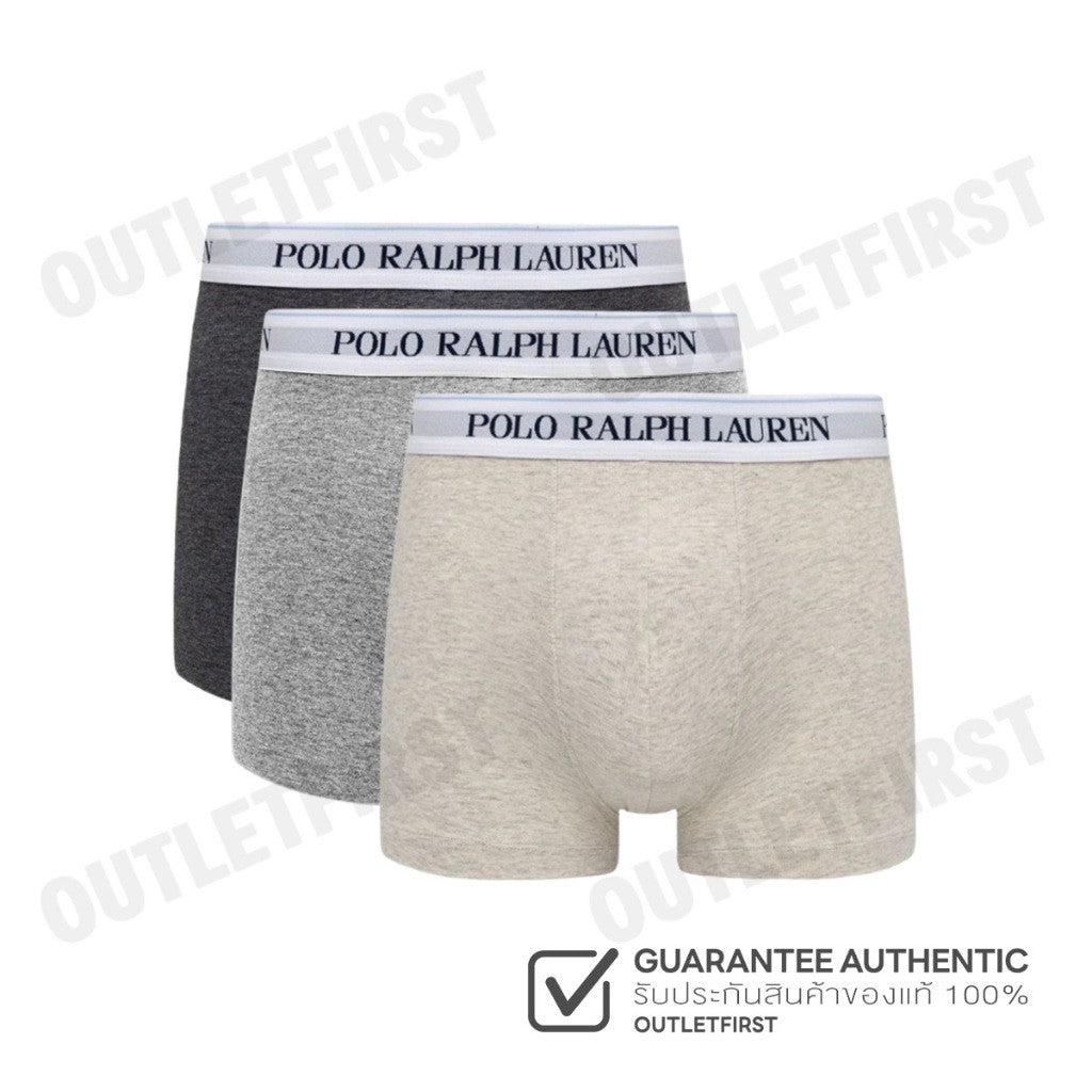 POLO RALPH LAUREN รุ่น STRETCH COTTON 3 CLASSIC TRUNKS CODE: 714830299045 กางเกงใน กางเกงบ๊อกเซอร์ ชั้นในผู้ชาย
