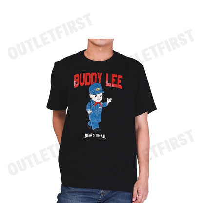LEE รุ่น MEN'S SHORT SLEEVED T-SHIRT BUDDY LEE COMFORT FIT COLLECTION CODE: LE F124MTSSN19 เสื้อยืด เสื้อคอกลม แขนสั้น
