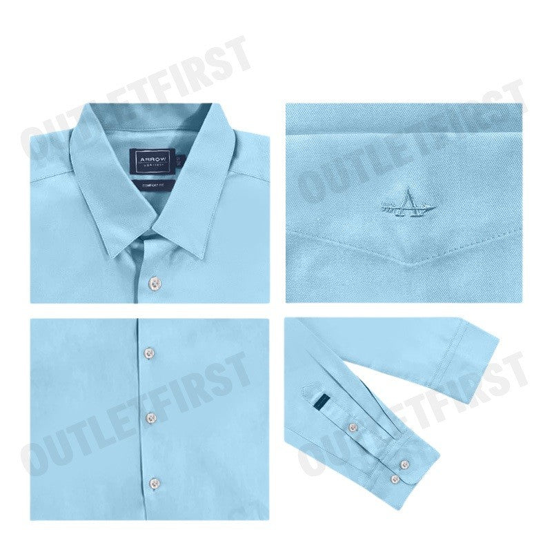 ARROW รุ่น NO.5 SHIRT CODE: MACC7B8W2BRBU เสื้อเชิ้ต เสื้อแขนยาว เสื้อผู้ชาย
