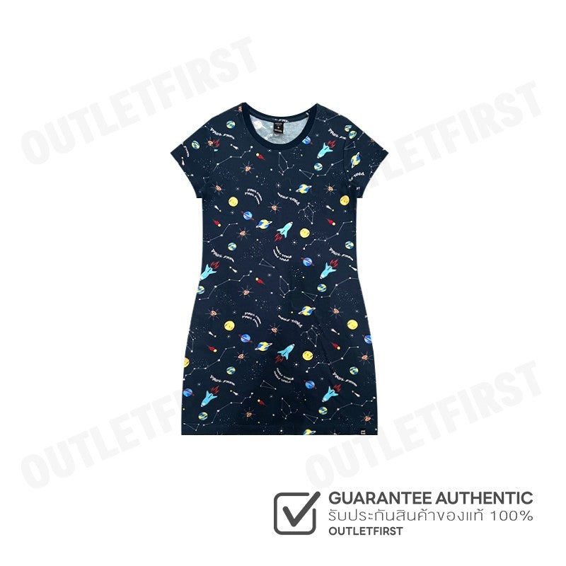 PAUL FRANK รุ่น WOMEN'S DRESS GALAXY DREAM CODE: PFGLDRFA9044 ชุดเดรส เดรสผู้หญิง เดรสแขนสั้น