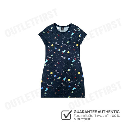 PAUL FRANK รุ่น WOMEN'S DRESS GALAXY DREAM CODE: PFGLDRFA9044 ชุดเดรส เดรสผู้หญิง เดรสแขนสั้น